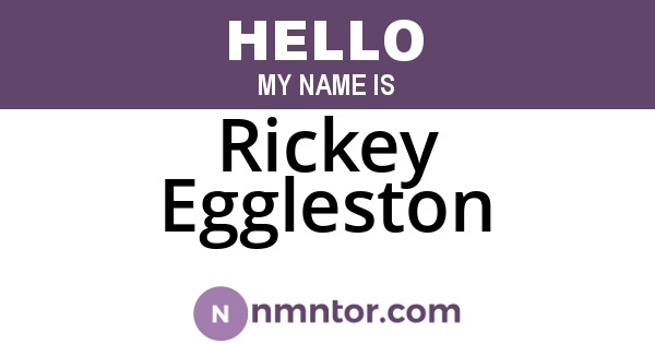 Rickey Eggleston