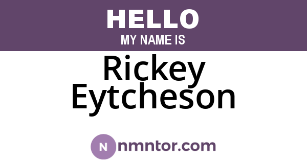 Rickey Eytcheson