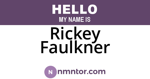 Rickey Faulkner
