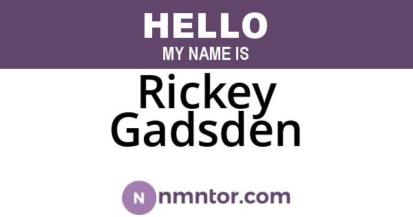 Rickey Gadsden