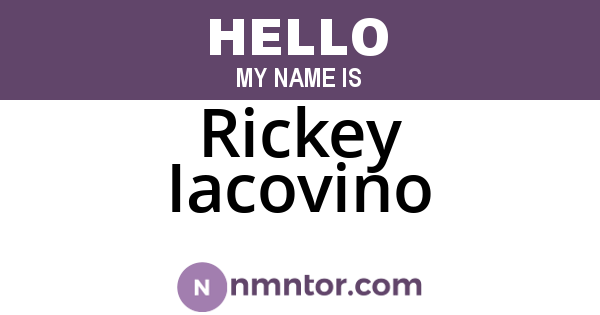Rickey Iacovino