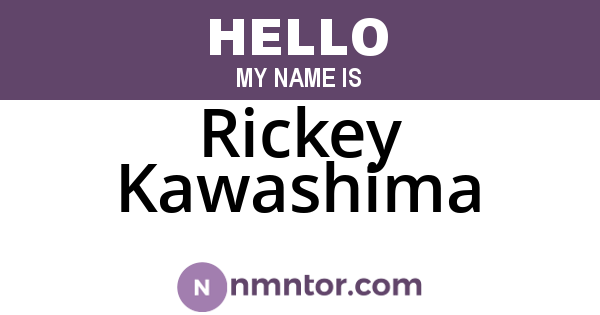Rickey Kawashima