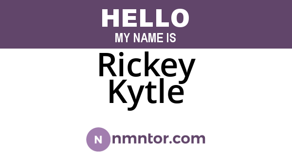 Rickey Kytle