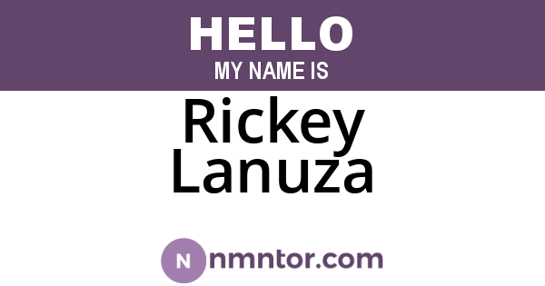 Rickey Lanuza