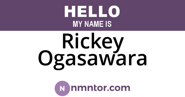 Rickey Ogasawara