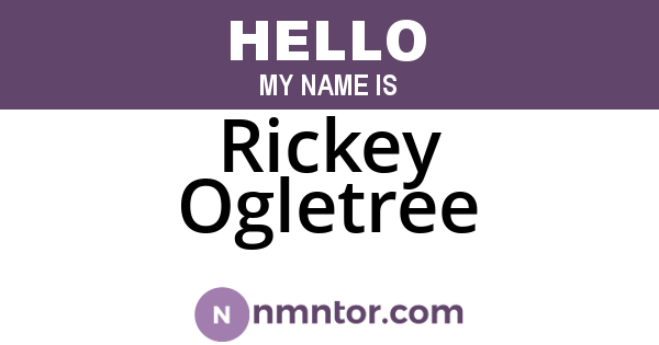 Rickey Ogletree