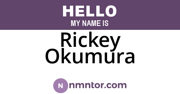 Rickey Okumura