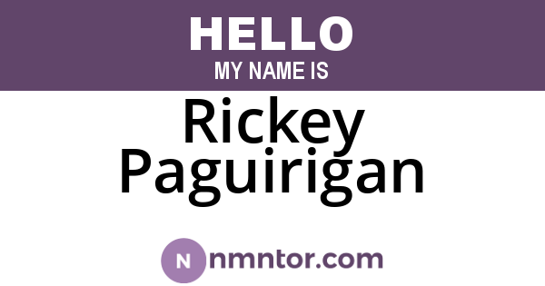 Rickey Paguirigan