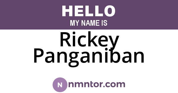 Rickey Panganiban