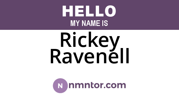 Rickey Ravenell