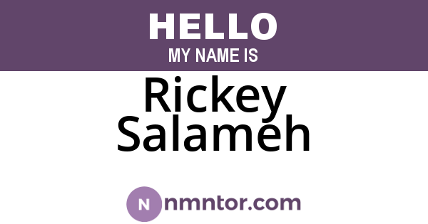 Rickey Salameh