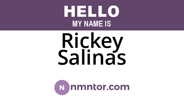 Rickey Salinas