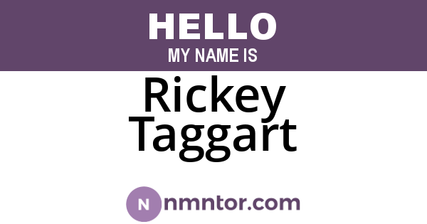 Rickey Taggart