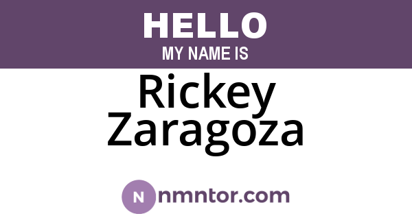 Rickey Zaragoza