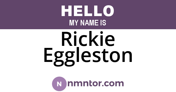 Rickie Eggleston