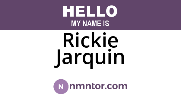 Rickie Jarquin