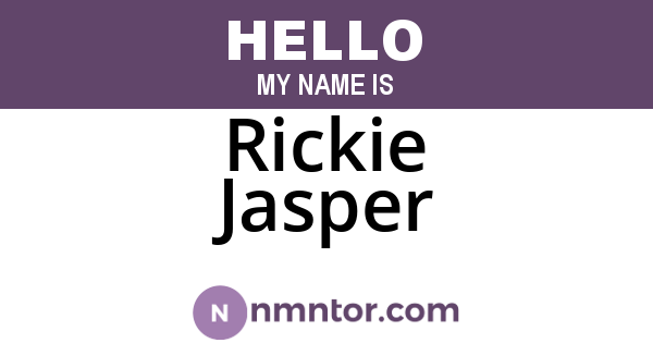 Rickie Jasper