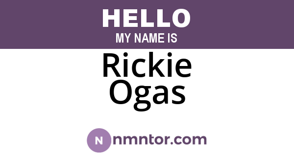 Rickie Ogas