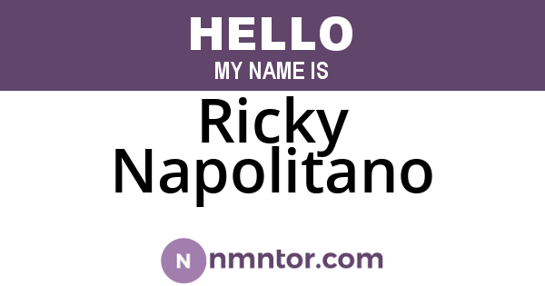 Ricky Napolitano