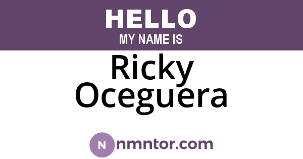 Ricky Oceguera