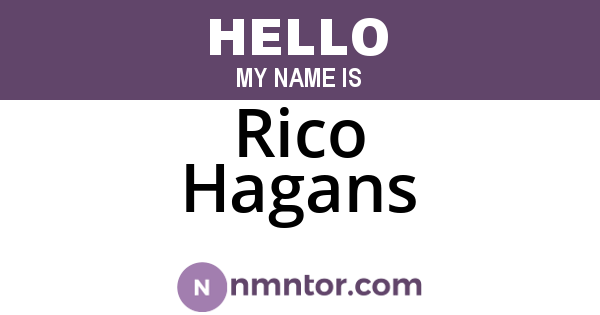 Rico Hagans