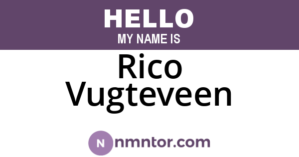 Rico Vugteveen