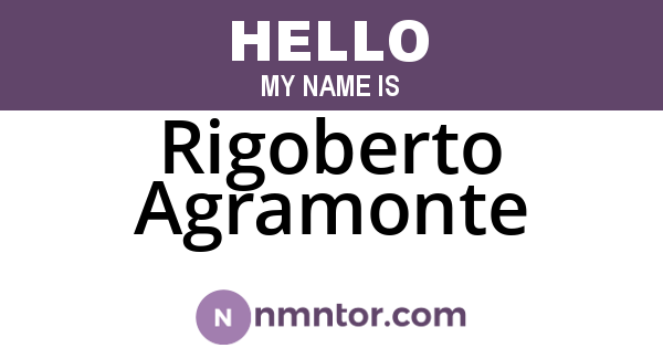 Rigoberto Agramonte