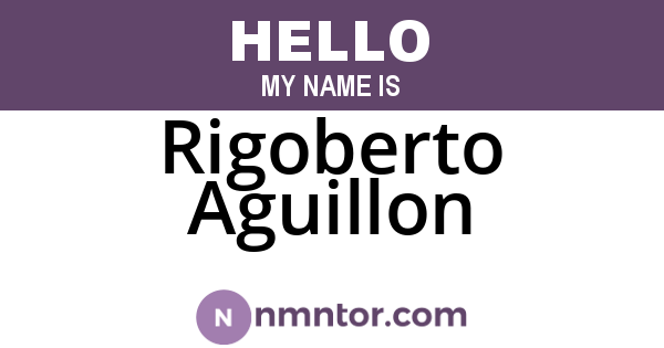 Rigoberto Aguillon