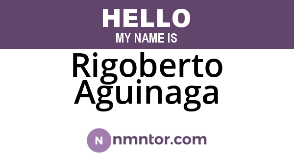 Rigoberto Aguinaga
