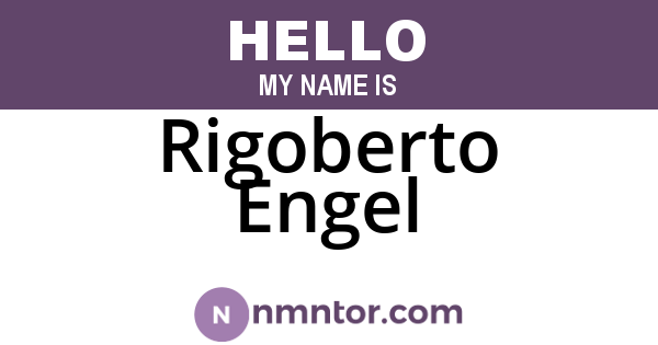 Rigoberto Engel
