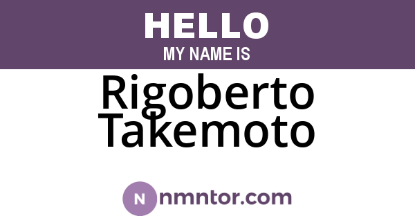 Rigoberto Takemoto