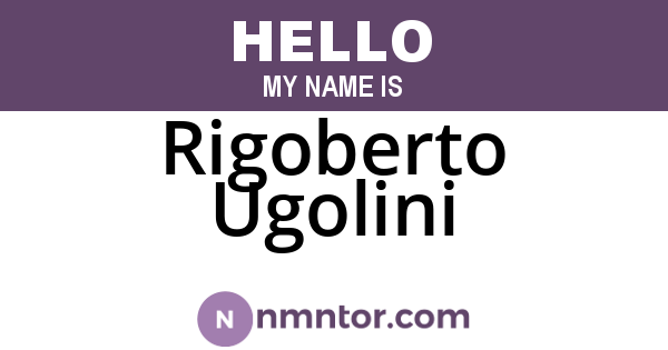 Rigoberto Ugolini