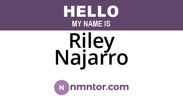 Riley Najarro