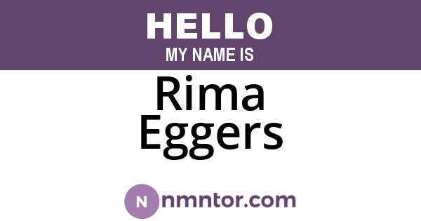 Rima Eggers