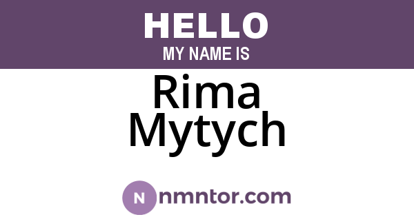 Rima Mytych