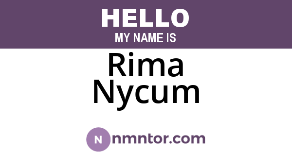 Rima Nycum