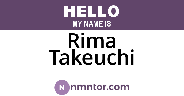 Rima Takeuchi