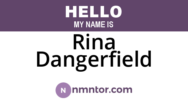 Rina Dangerfield