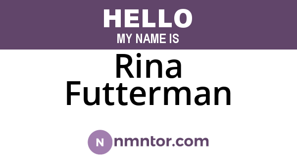Rina Futterman