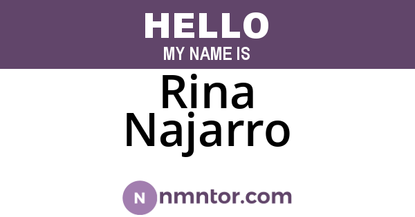 Rina Najarro