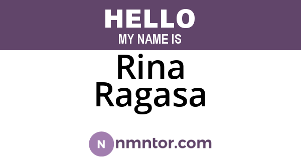 Rina Ragasa