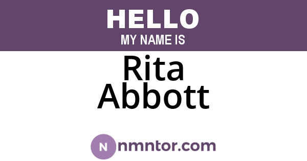 Rita Abbott