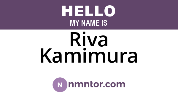 Riva Kamimura