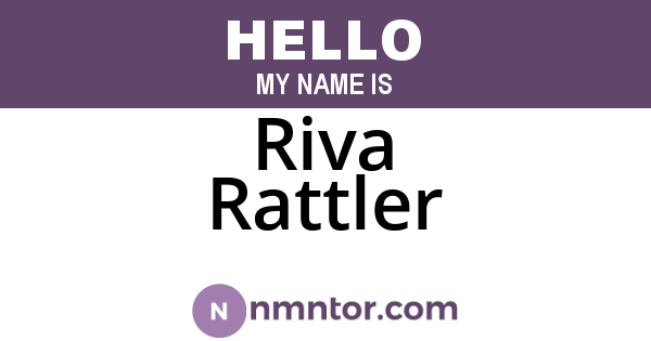 Riva Rattler