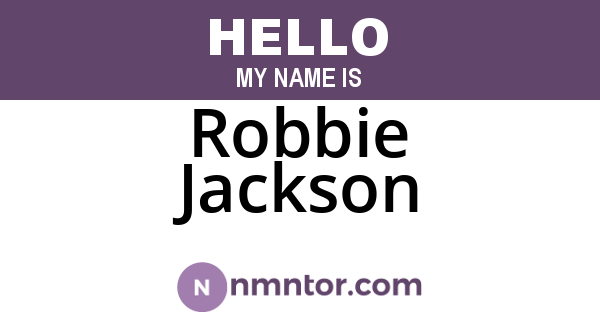 Robbie Jackson