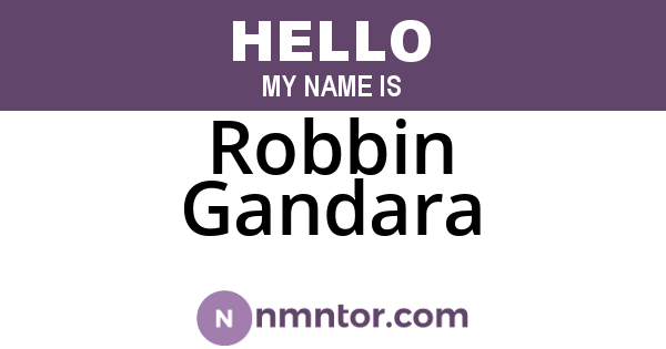 Robbin Gandara