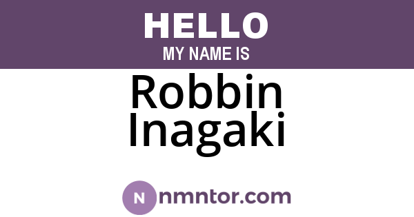 Robbin Inagaki