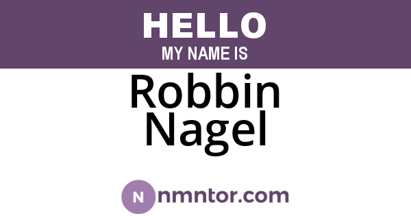 Robbin Nagel