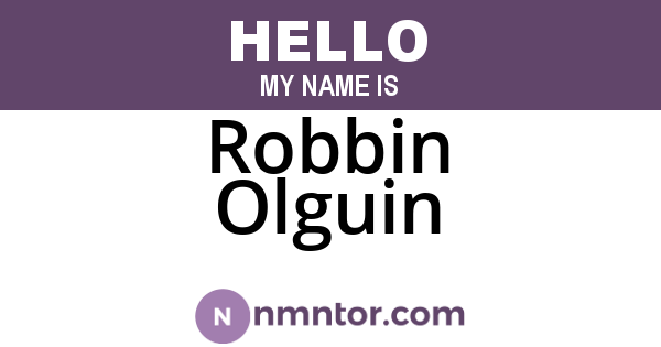 Robbin Olguin