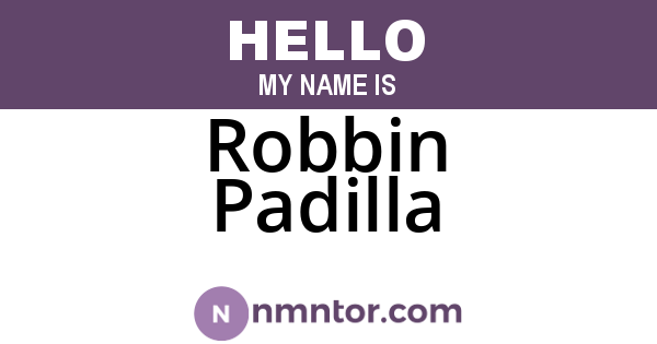 Robbin Padilla
